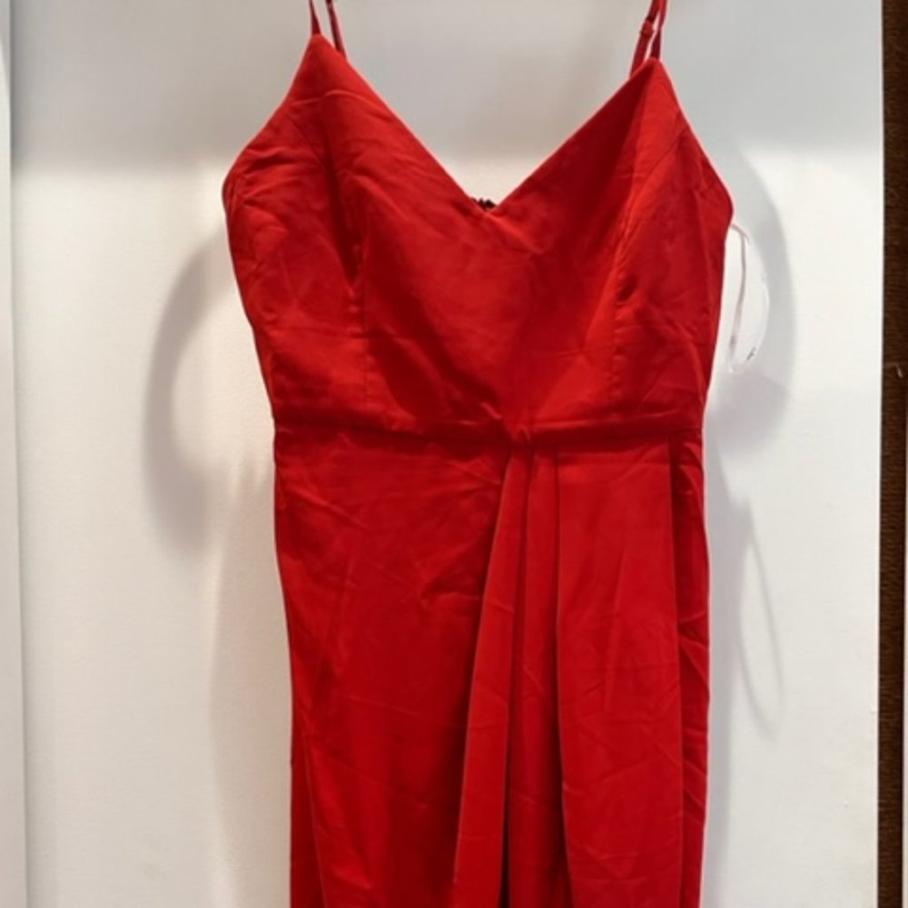 Lulu's Reinette Red Midi Dress